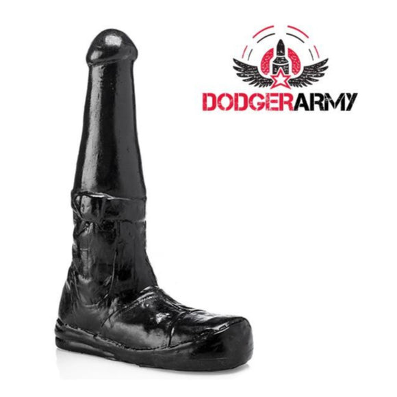 Dodger Army Boot Dildo Big Black XL Realistic Hardcore Thick Fetish Anal Sex Toy