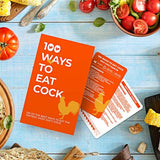 100 Ways To Eat Cock Chicken Recipe Cards Funny Cooking Food Love Gift