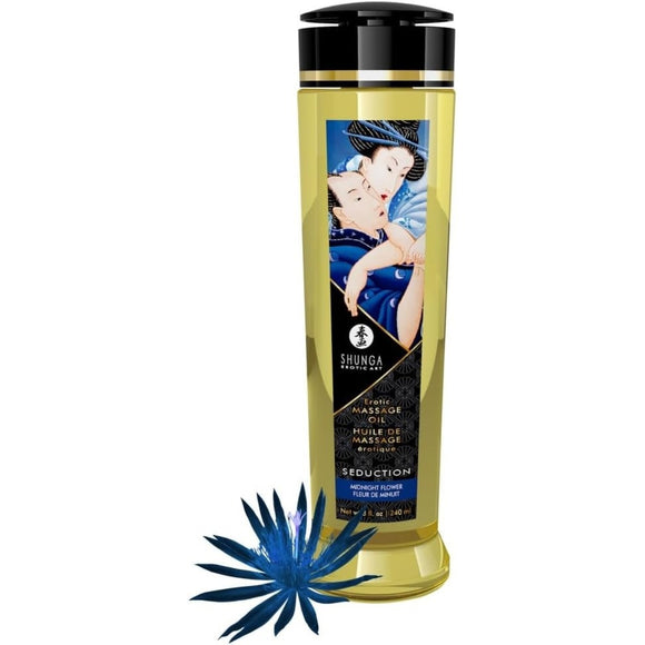 Shunga Massage Oil Seduction / Midnight Flower