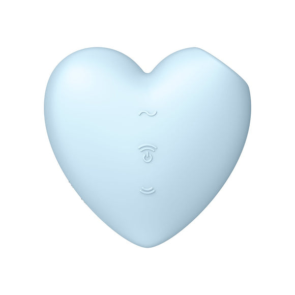 Satisfyer 'Cutie Heart' Air Pulse Vibrator - Blue