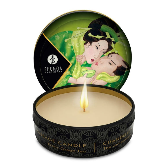 Shunga Mini Candlelight Massage Candles 30ml Zenitude / Exotic Green Tea
