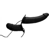 Strap U Power Pegger Silicone Vibrating Double Dildo With Harness