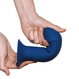 Adrien Lastic Hitsens 1 Dual Density Blue Silicone Dildo 7 Inch Flexible Sex Toy
