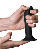 Adrien Lastic Hitsens 5 Dual Density Silicone Dildo Flexible Black Pegging Sex Toy