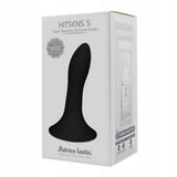 Adrien Lastic Hitsens 5 Dual Density Silicone Dildo Flexible Black Pegging Sex Toy