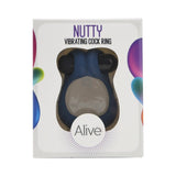 Alive Nutty Vibrating Cock Ring Bullet Vibe Penis Erection Aid Sex Toy