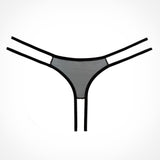 Allure Sweet Honey Panty Black Lingerie Womens Panties Sexy Underwear