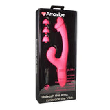 Amovibe G-Spot Ultra Vibrator Clitoral Stimulation Sleeves Pink Pleasure Sex Toy