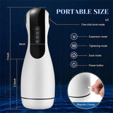 Amovibe Good Night Male Masturbator Vibrating Oral BJ Suction Sex Toy