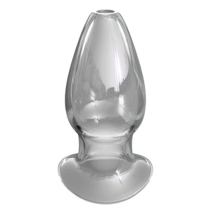 Anal Fantasy Elite XL Mega Glass Open Tunnel Gaper Butt Plug Gape Stretch Enema Sensation Play Sex Toy