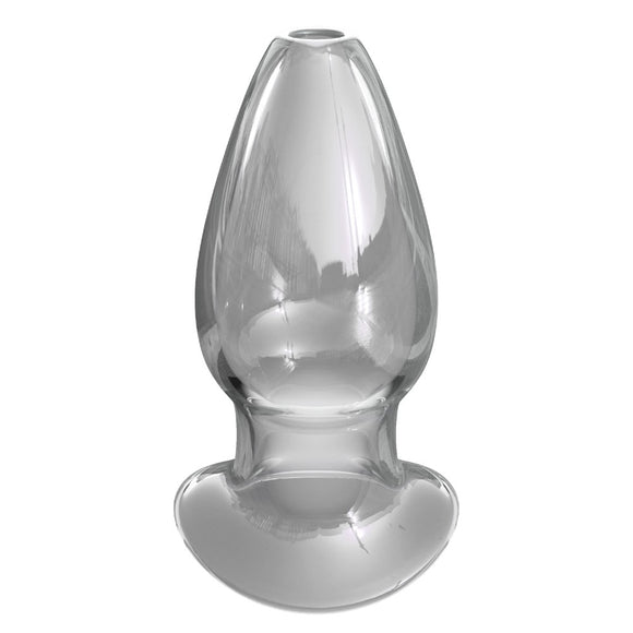 Anal Fantasy Elite XL Mega Glass Open Tunnel Gaper Butt Plug Gape Stretch Enema Sensation Play Sex Toy