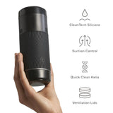 Arcwave Pow Suction Stroker Black Air Pressure Dual Entry Masturbator Sex Toy