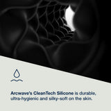 Arcwave Pow Suction Stroker Black Air Pressure Dual Entry Masturbator Sex Toy
