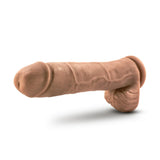 Au Naturel Big John 11" Dildo Dual Density Realistic Brown Skin Flexible Penis Sex Toy