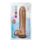 Au Naturel Big John 11" Dildo Dual Density Realistic Brown Skin Flexible Penis Sex Toy
