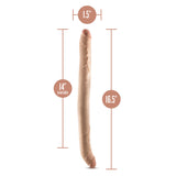 Dr Skin Posable Double Dong 16.5 Inches