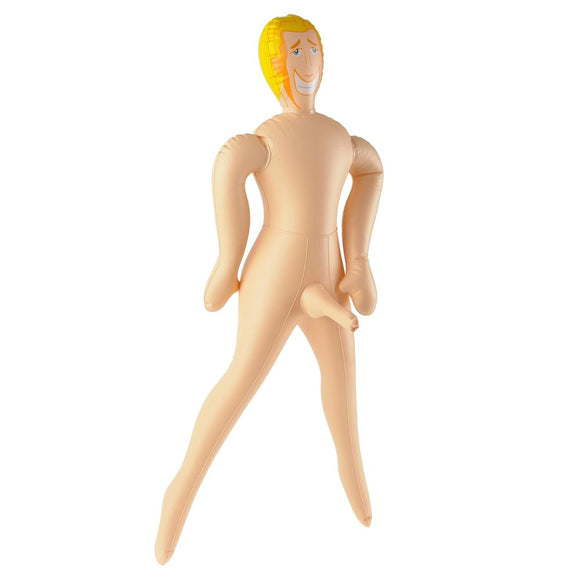 Travel Size John Inflatable Love Doll Bachelorette Party Fun Hen Night Blow Up Man