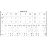 Baci Womens Size Chart