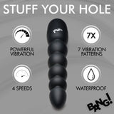 Bang! Digital Vibrating Silicone Anal Beads Rechargeable Probe Sex Toy