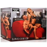 Bedroom Bliss Love Couch Red Sex Position Play Curved Support Seat