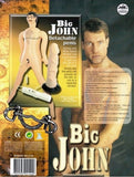 Big John Inflatable Male Love Doll Life Size Blow Up Realistic 8" Vibrating Penis