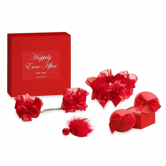Bijoux Indiscrets Happily Ever After Bridal Box Red Label Wedding Night Erotic Accessory Gift Set