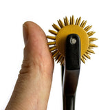 Black Label 5 Head Pinwheel Wartenberg Tool Sensory Fetish BDSM Play