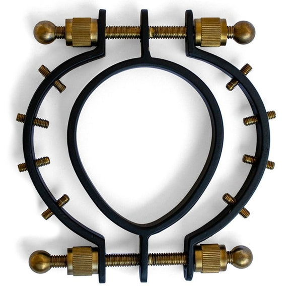 Pussy Clamp 2.0 Adjustable Screw Spikes Labia BDSM Edge Pressure Play