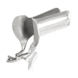 Black Label Stainless Steel Collins Speculum Medium Anal Vaginal Spreader BDSM Play