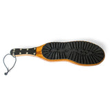 Black Label Wooden Boot Paddle Shoe Sole Spanking Bat BDSM Fetish Play