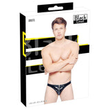 Black Level Vinyl Gloss Slip Classic Briefs With Zip Kinky Sex Pants
