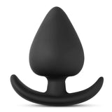 Fat Butt Plug Set Black Silicone Anal Training 4 Size Beginners Sex Toy Starter Kit