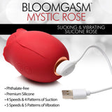 Bloomgasm Mystic Rose Sucking & Vibrating Silicone Clitoral Massager Sex Toy