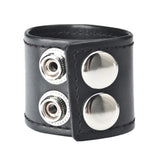 Blue Line 1.5" Snap Ball Stretcher Stud Fastening Bondage Testicle Ring