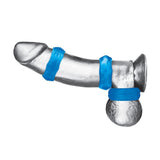 Blue Line 3 Pack Nuts & Bolts Stretch Cock Ring Set