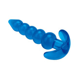 Blue Line 4.5" Beaded Butt Plug Medium Size Safe Anal Play Sex Toy
