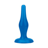 Blue Line 4.75" Easy Insertion Butt Plug Tapered Anal Play Sex Toy