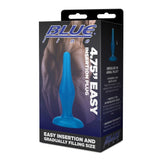Blue Line 4.75" Easy Insertion Butt Plug Tapered Anal Play Sex Toy