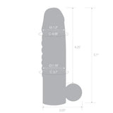 Blue Line 5.25" Vibrating Penis Enhancing Sleeve Extension Cock Sheath