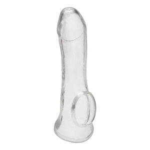 Blue Line 6.25" Transparent Penis Enhancing Sleeve Extension Cock Sheath