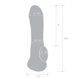 Blue Line 6.25" Transparent Penis Enhancing Sleeve Extension Cock Sheath