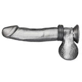 Blue Line 8.7" Snap Cock Ring Black Snap Fastening Penis Bondage Strap