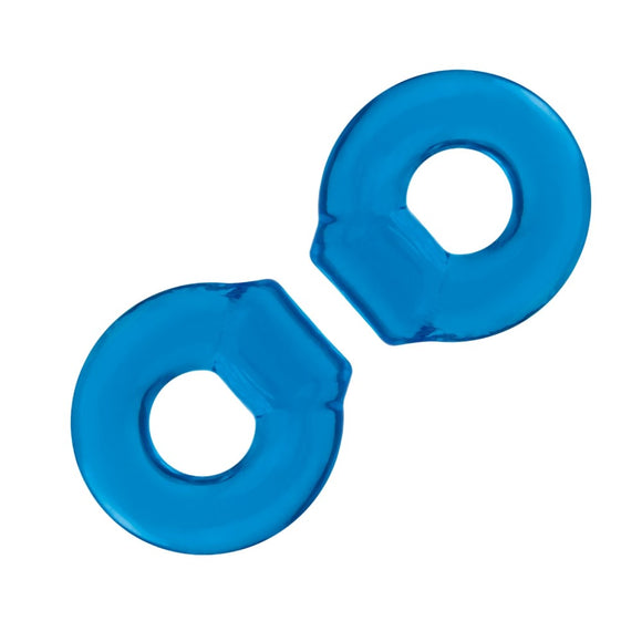 Blue Line 2-Pack Ultra Stretch Stamina Endurance Cock Ring Penis Testicle Band