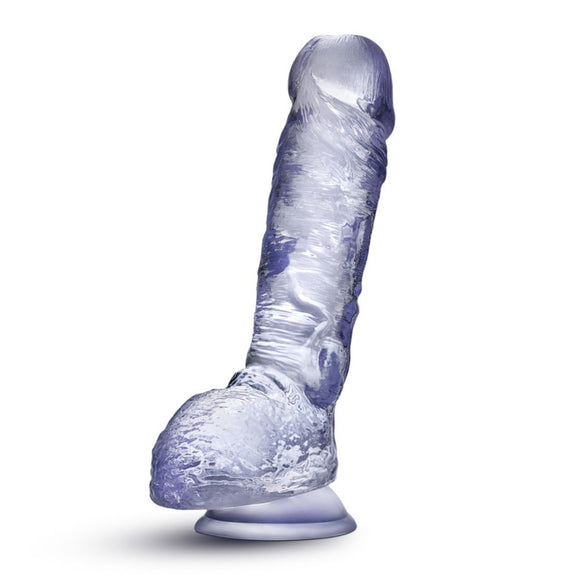 Blush B Yours Plus Hearty n' Hefty 9 Inch Clear Cock Dildo Realistic Transparent Penis Sex Toy