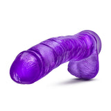 Blush B Yours Plus Hefty n' Hung 14 Inch Purple Penis Dildo XL Realistic Transparent Cock Sex Toy