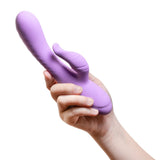 Blush Evelyn Dual Stimulation Vibe Purple Clitoral G-Spot Bunny Rabbit Vibrator Sex Toy