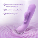 Blush Evelyn Dual Stimulation Vibe Purple Clitoral G-Spot Bunny Rabbit Vibrator Sex Toy