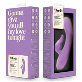 Blush Evelyn Dual Stimulation Vibe Purple Clitoral G-Spot Bunny Rabbit Vibrator Sex Toy