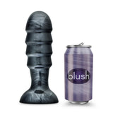 Jet Bruiser 7.5" Butt Plug Carbon Black Large Size Anal Play Sex Toy