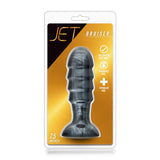 Jet Bruiser 7.5" Butt Plug Carbon Black Large Size Anal Play Sex Toy